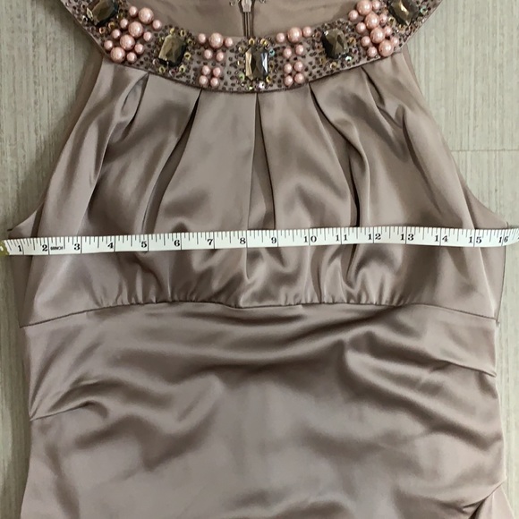 Suzi Chin for Maggy Boutique satin dress - Picture 12 of 14